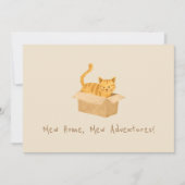 Faire-part Kitty on the Move Chat Moving (Devant)