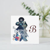 Faire-part LA glace NOIRE DU MONOGRAMME CORSAIR (Debout devant)