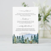 Faire-part La grange sur Pemi Mariage Informations d'invité (Debout devant)