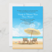 Faire-part La plage attend Annonce de déménagement (Devant)