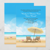 Faire-part La plage vous attend Annonce de déménagement (Devant / Derrière)