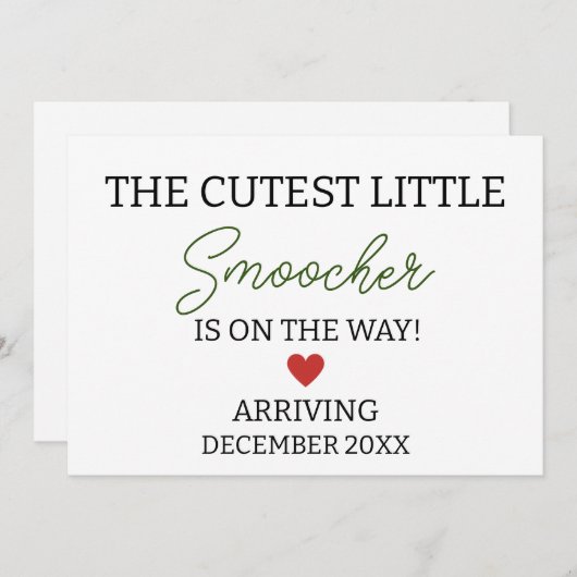 Faire-part La plus mignonne petite fumeuse est sur le chemin  (Devant / Derrière)