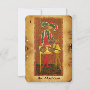 FAIRE-PART LA RENAISSANCE ANTIQUE TAROTS 1/MAGICIEN