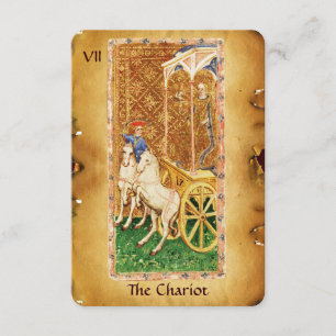 FAIRE-PART LA RENAISSANCE ANTIQUE TAROTS 7/CHAR