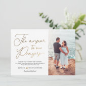 Faire-part La Réponse À Notre Grossesse De Prière (Debout devant)