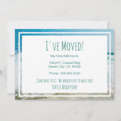 Faire-part La Vie Est Meilleure À La Vague De Plage (Dos)