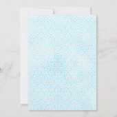 Faire-part La vie marine bleue et jaune réduit les invités de (Dos)