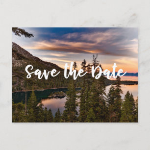Faire-part Lake Tahoe - Enregistrer la carte postale Date