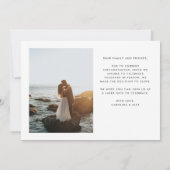 Faire-part L'amour de sable est patient mais nous ne sommes p (Dos)