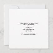 Faire-part L'amour moderne est un report de mariage infectieu (Dos)