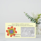 Faire-part L'amour ne connaît pas de frontière (Debout devant)