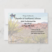 Faire-part Las Vegas Changement d'adresse (Dos)