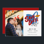 Faire-part Las Vegas Mariage Photo Enregistrer la date<br><div class="desc">Vegas ont les cartes de rendez-vous sont pour le couple amoureux qui ne peut pas attendre de se marier à Las Vegas. Customisez le côté avant de la carte postale avec votre photo, vos noms, votre date de mariage et votre emplacement. Contactez-moi par l'intermédiaire de mon magasin si vous avez...</div>