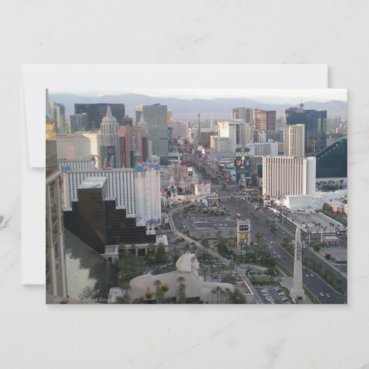 Faire-part Las Vegas Mariage Red (Dos)