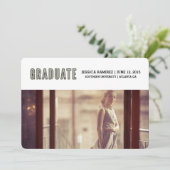 Faire-part lauréat (Debout devant)