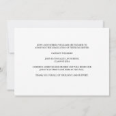 Faire-part Law School Photo Custom Blue White Graduation (Dos)