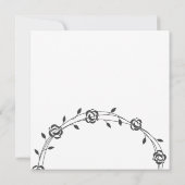 Faire-part Le Bébé Est En Route Flower Bud Wreath Pregnancy (Dos)