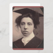 Faire-part Le diplômé (Devant / Derrière)