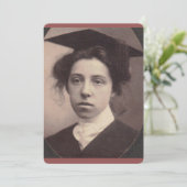 Faire-part Le diplômé (Debout devant)