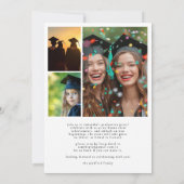 Faire-part Le Graduate Custom Multi Photo College 2025 (Dos)