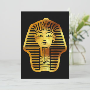 Faire-part Le masque égyptien Golden Tutankhamon
