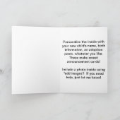 Faire-part Le paradis envoyé par la Chine (Intérieur)