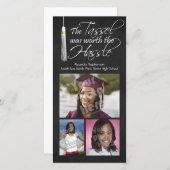 Faire-part Le Tassel valait le coup du Hassle (Devant / Derrière)