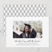 Faire-part Le Tassel Vaut La Diplôme De Script Hassle (Devant / Derrière)