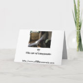 Faire-part Le voile et le bouquet - personnalisé (Dos)