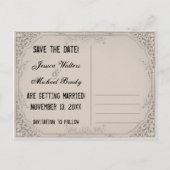 Faire-part Les crânes d'amour sauvent la carte postale de (Dos)