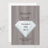 Faire-part Les Diamants Sont Pour Toujours (Devant / Derrière)