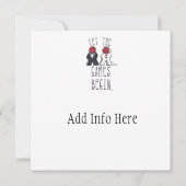 Faire-part Les Jeux Commencent à mépriser l'art Mariage (Dos)