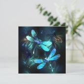 Faire-part Les libellules du lac (Debout devant)