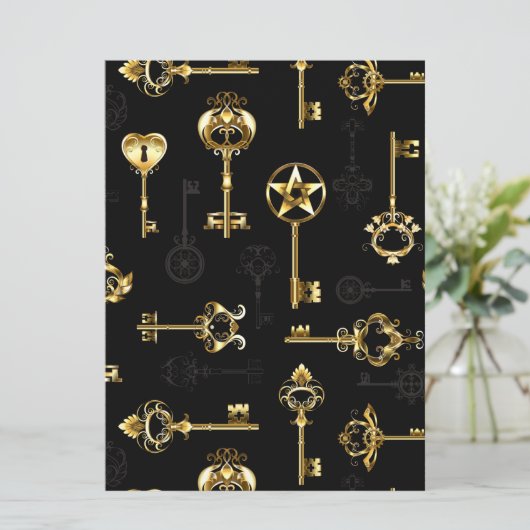 Faire-part Les Patters de Seamless avec Golden Keys (Debout devant)