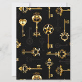 Faire-part Les Patters de Seamless avec Golden Keys (Devant)