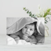 Faire-part Les rêves deviennent réalité {Annonce de naissance (Debout devant)