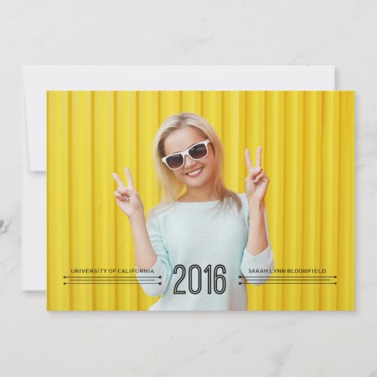 Faire-part L'étape suivante - Texte noir (Devant)