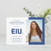 Faire-part Lettre majuscule EIU (Debout devant)