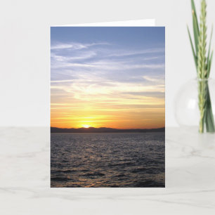 Faire-part Lever de soleil d'océan