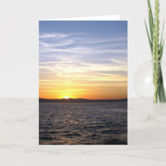 Faire-part Lever de soleil d'océan