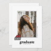 Faire-part Licence de l'Université d'État de Jacksonville (Devant / Derrière)