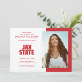 Faire-part Licence de l'Université d'État de Jacksonville (Debout devant)