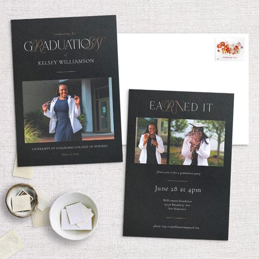 Faire-part Licence en sciences infirmières de la RN Faire-par