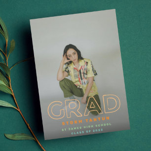 Faire-part LIGNE MOINDRE   Photo Couleur personnalisée 2023