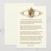 Faire-part Lignes directrices pour la révérence envers notre  (Devant / Derrière)