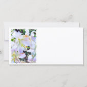 Faire-part Lilium "Casa Blanca" [Carte de guide plat] 案 内 状 (Dos)