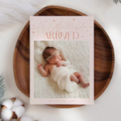 Faire-part Little Miracle Christmas Peach Photo Birth