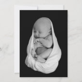 Faire-part Little Miracle Preemie NICU Infographic Birth (Dos)