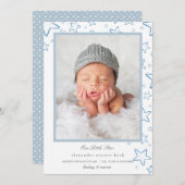 Faire-part Little Star (Devant / Derrière)