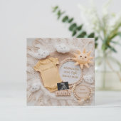 Faire-part Little  Sunshine pregnancy announcement card (Debout devant)